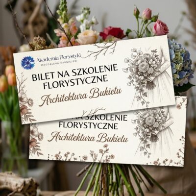 BILET NA SZKOLENIE ARCHITEKTURA BUKIETU